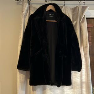 ZARA  faux fur